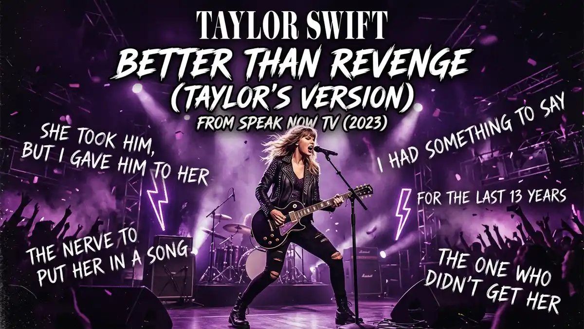 Better Than Revenge Taylor Swift lyrics Taylor's Version