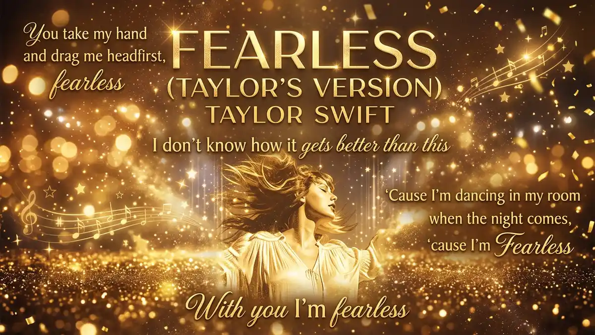 Fearless Taylor Swift Lyrics Taylor's Version