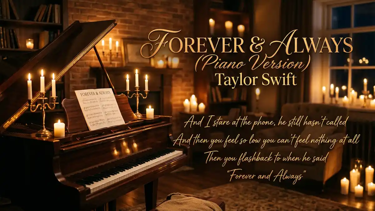 Forever and Always Piano Version Taylor Swift Lyrics