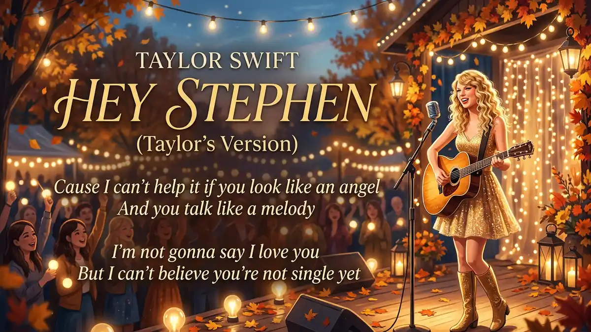 Hey Stephen Taylor Swift Lyrics Taylor's Version