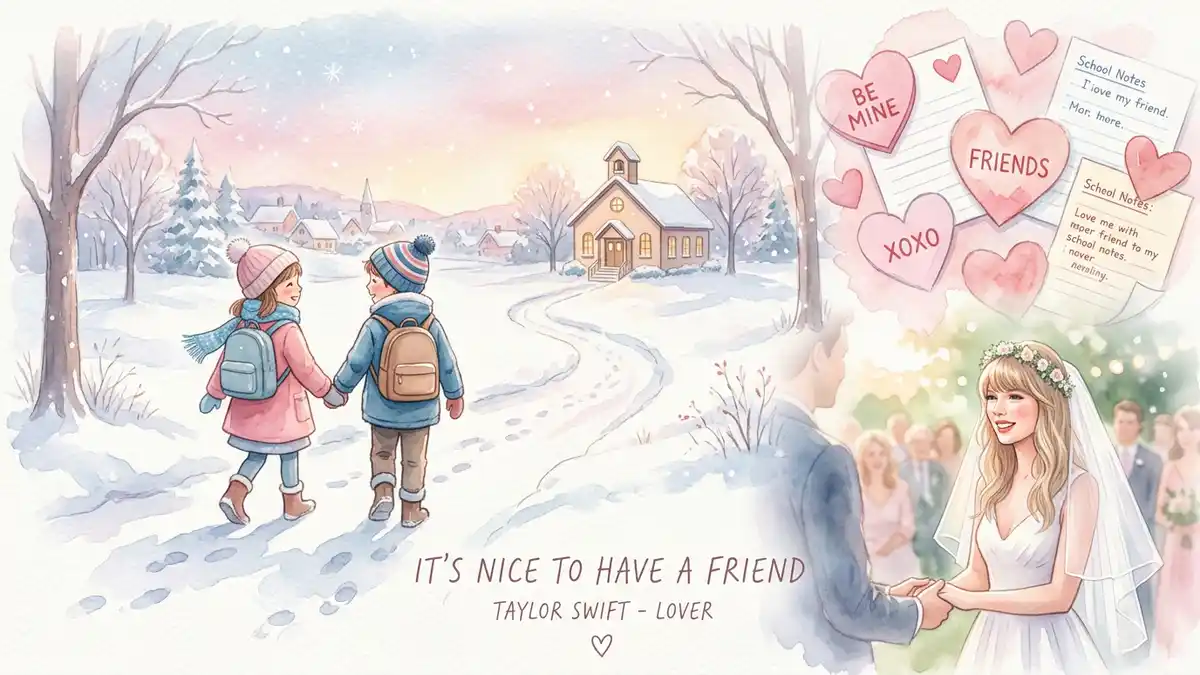 It's Nice to Have a Friend Taylor Swift Lyrics