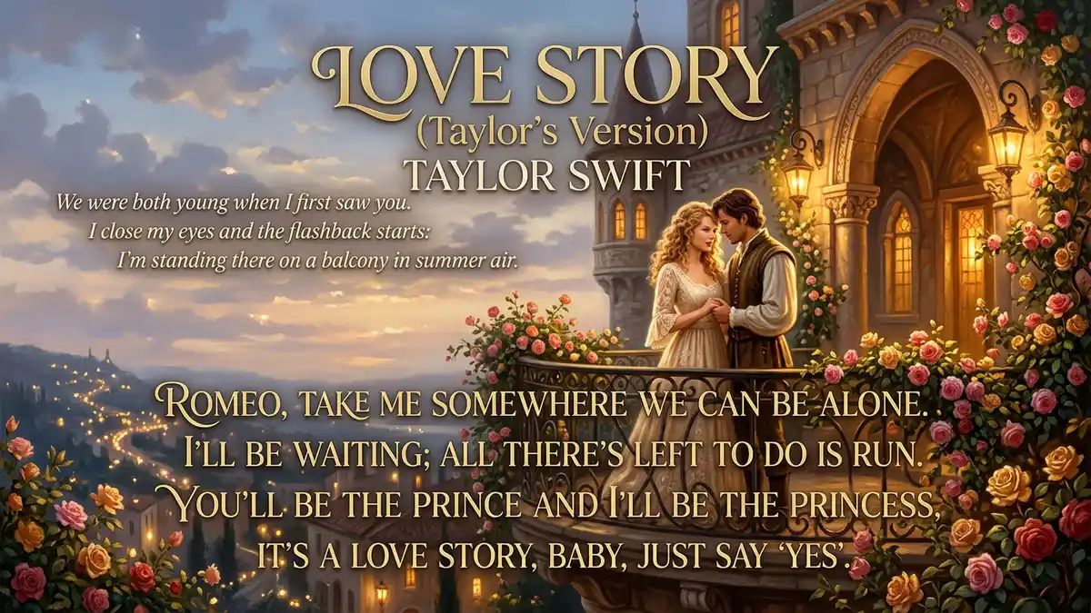 Love Story Taylor Swift Lyrics Taylor's Version