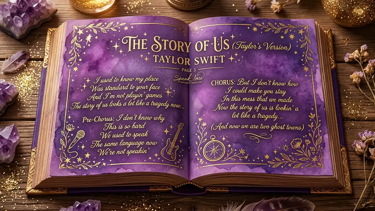 The Story of Us Taylor Swift lyrics Taylor's Version