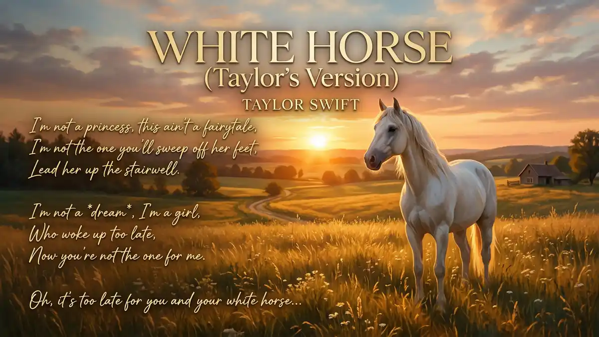 White Horse Taylor Swift Lyrics Taylor's Version